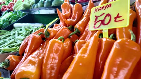fresh produce at the market
