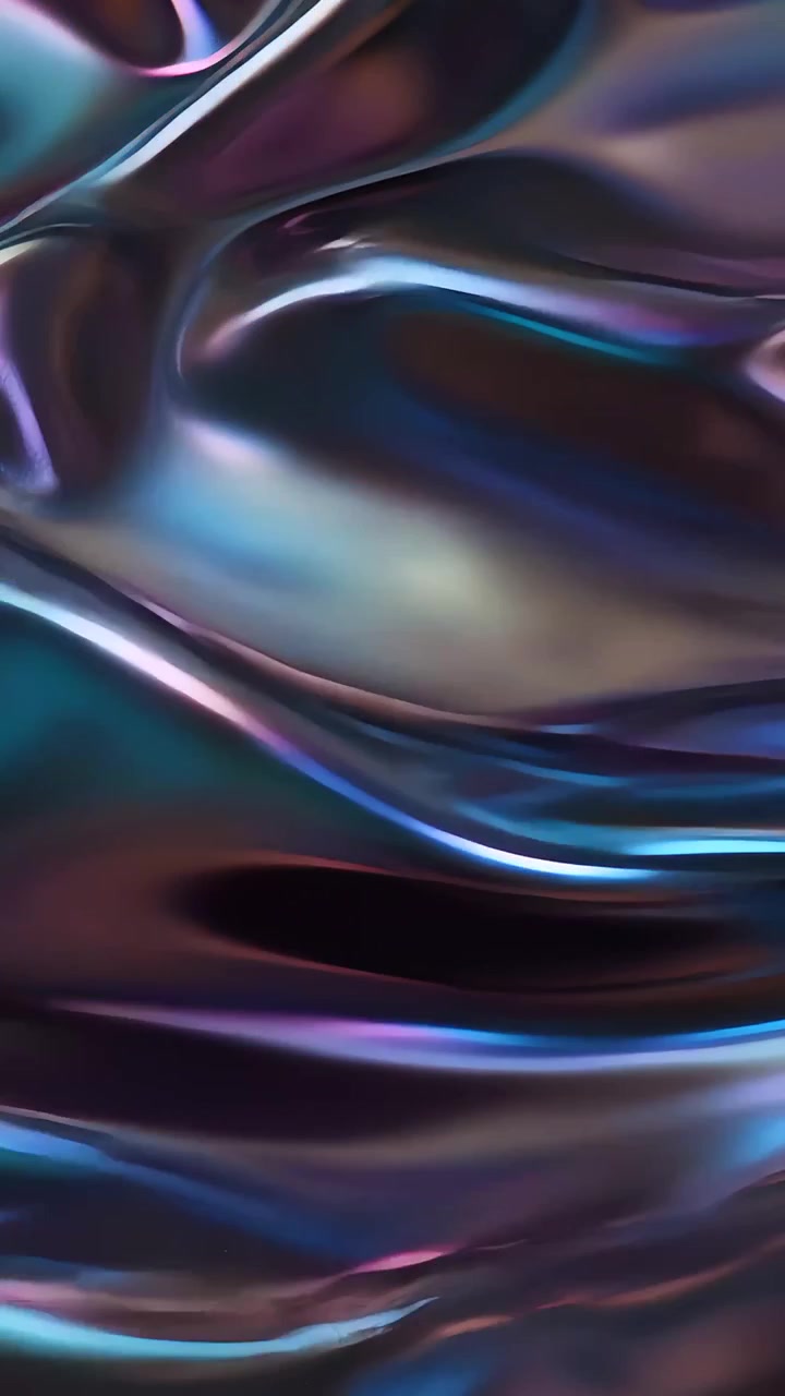 Abstract Metallic Waves Background 4K