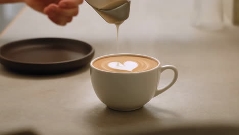 Creating Heart Latte Art: A Step-by-Step Pour
