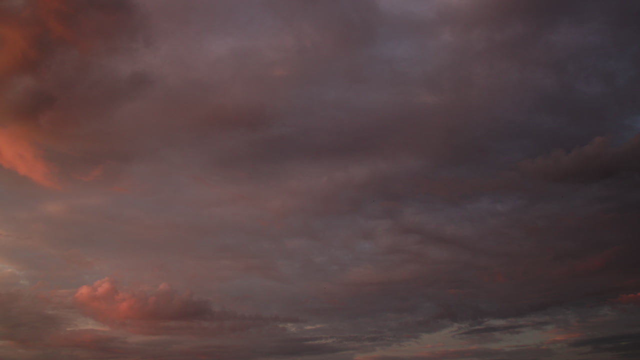 Sunset clouds timelapse