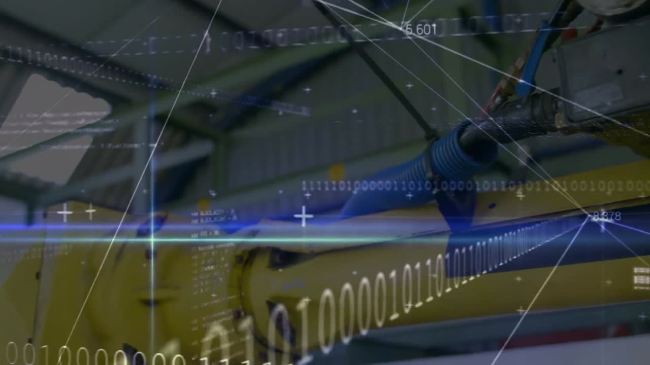 анимация сети соединений и обработка данных через сеть людей на берегу моря