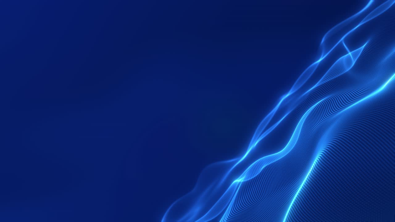 abstract wave digital technology background with blue light digital effect corporate concept