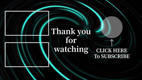 vortex neon end card ending screen motion