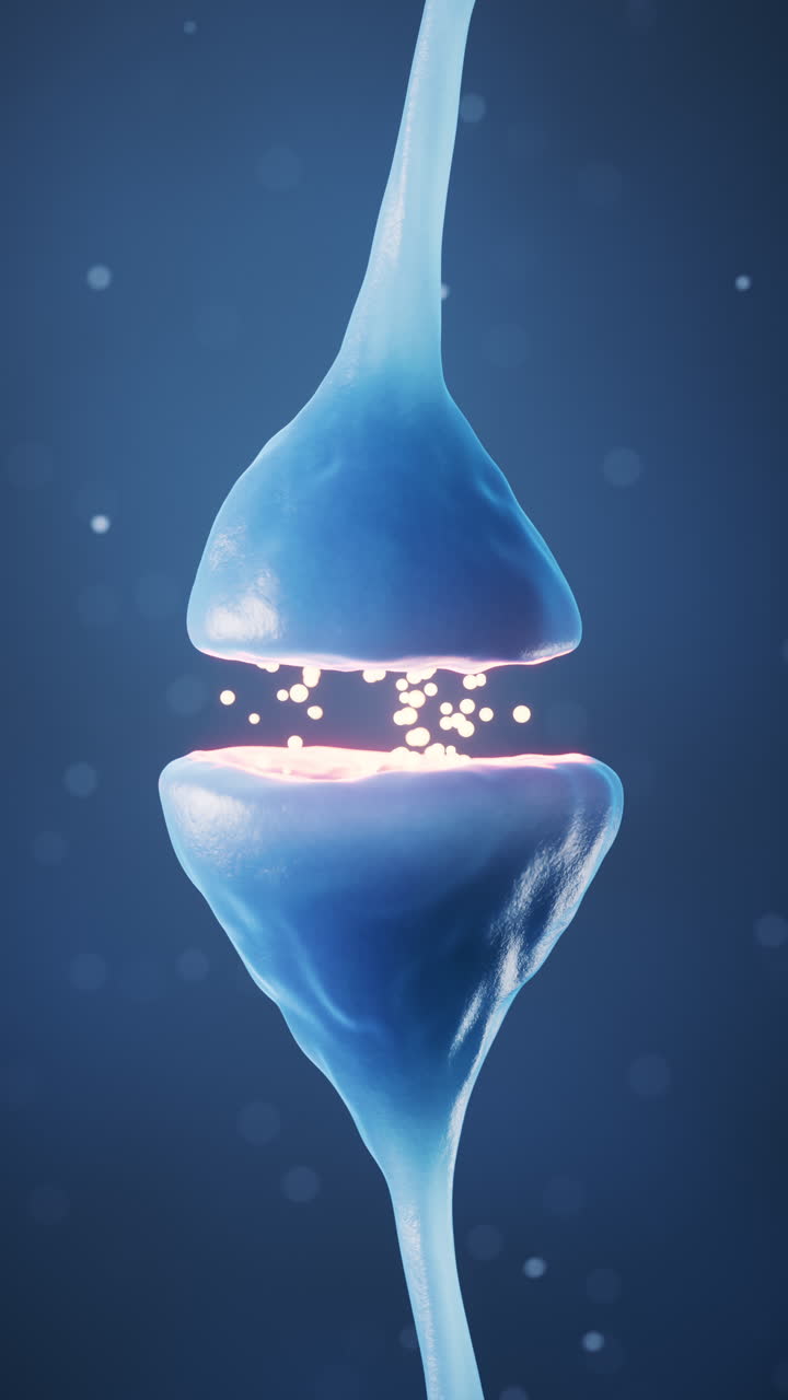 신경 세포의 시스, 생물학 개념, 3d 렌더링