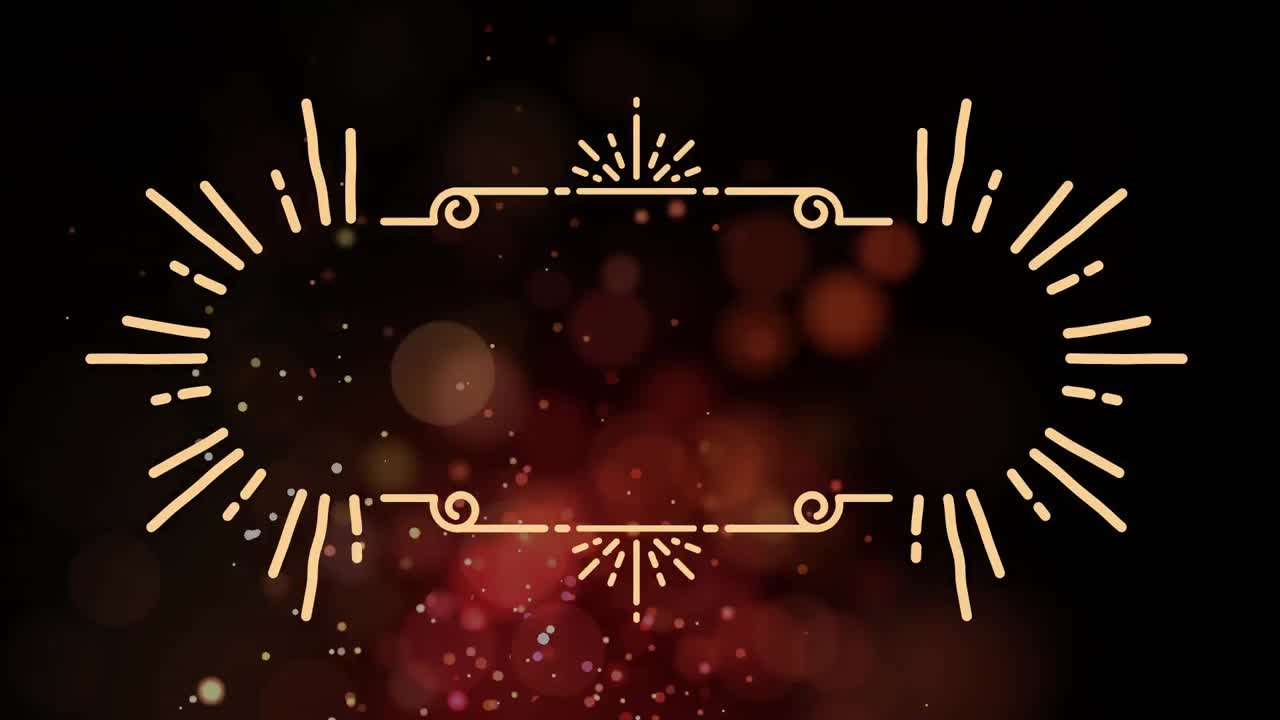 보케 조명을 가진 추상적인 프레임