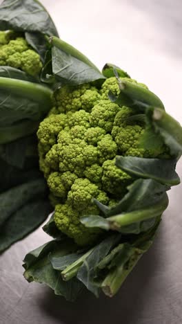 fresh green romanesco caulifower