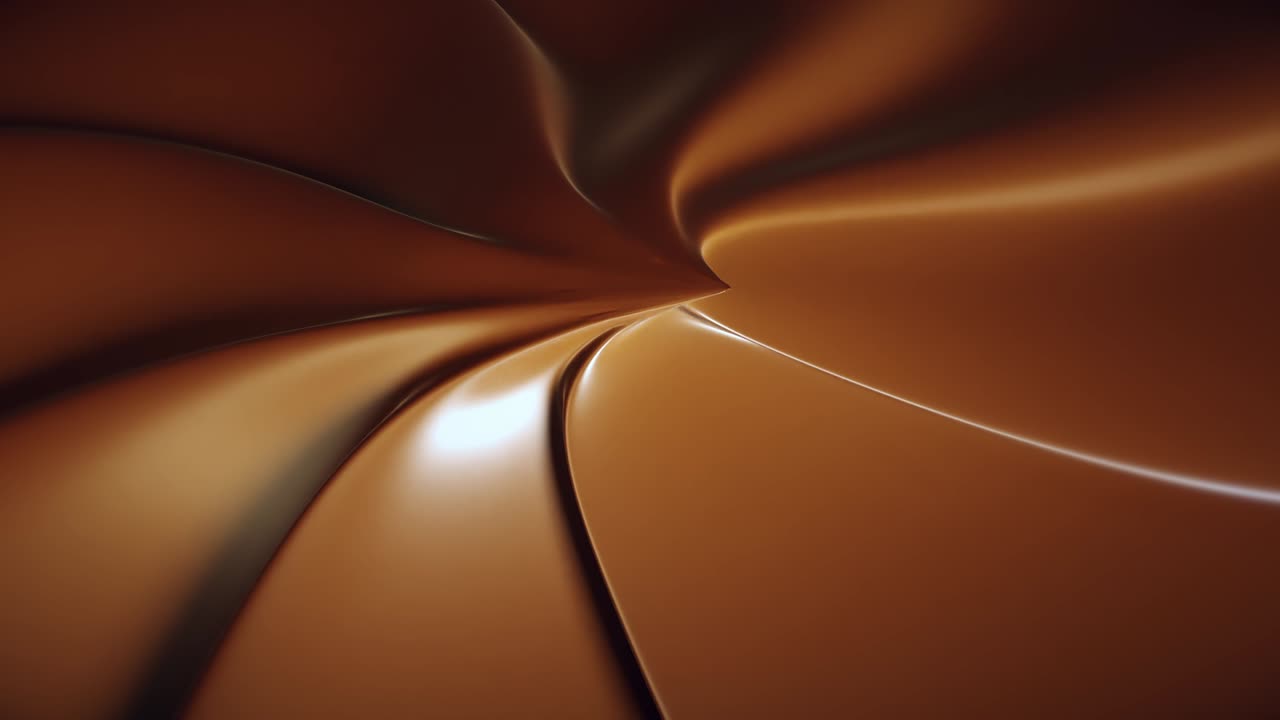 la rotación de la trufa de chocolate de cerca. bucle sin costuras renderizado en 3d