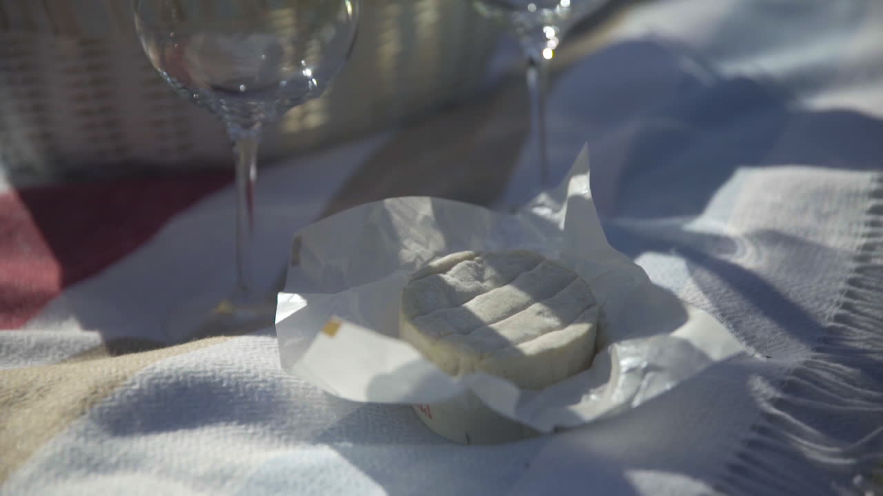 девушка готовится к пикнику