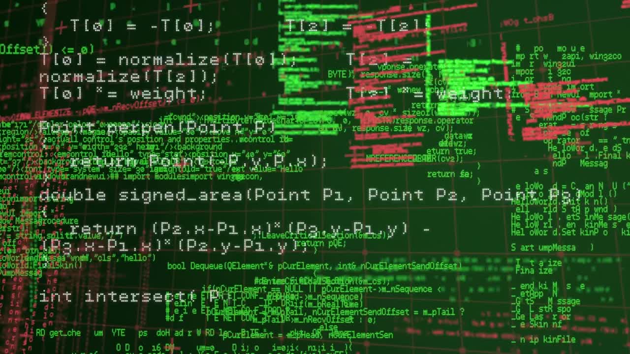 animación del procesamiento de datos sobre la red