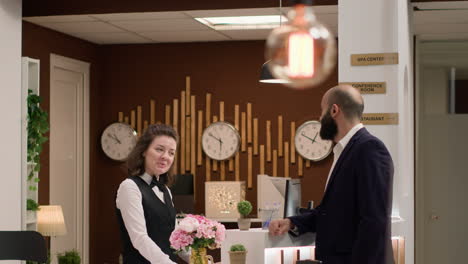 hotel personnel provides luxury services