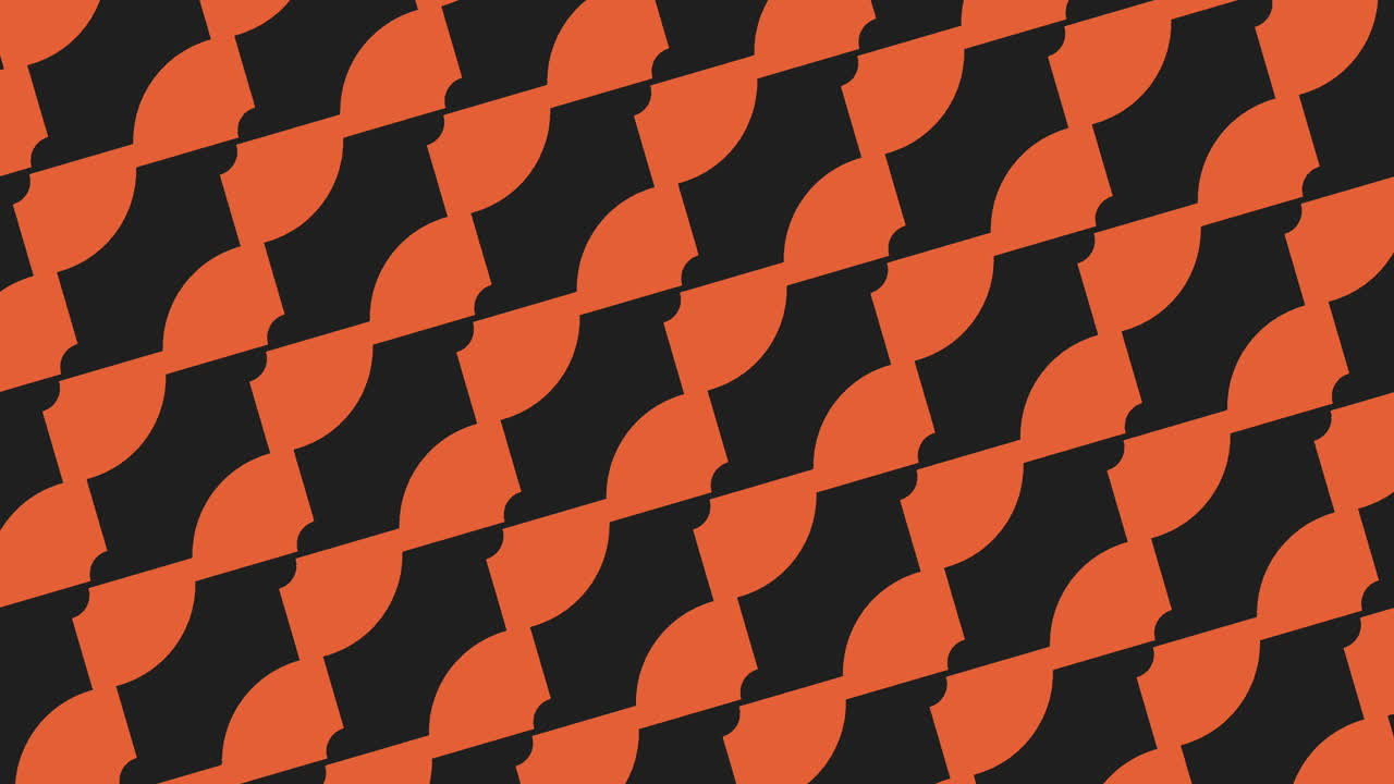 Symmetrical circle pattern on black background