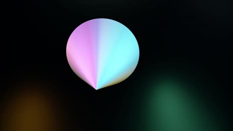 formas geométricas abstractas con colores de gradiente