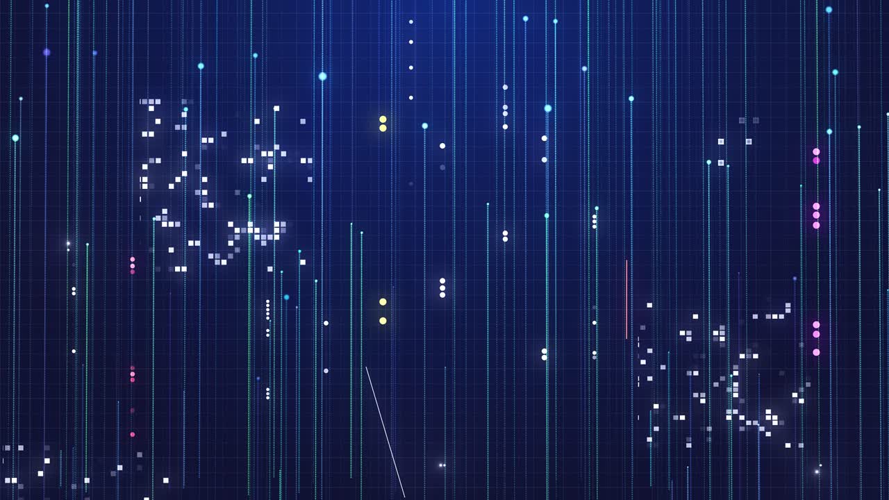 Blue digital background with lines
