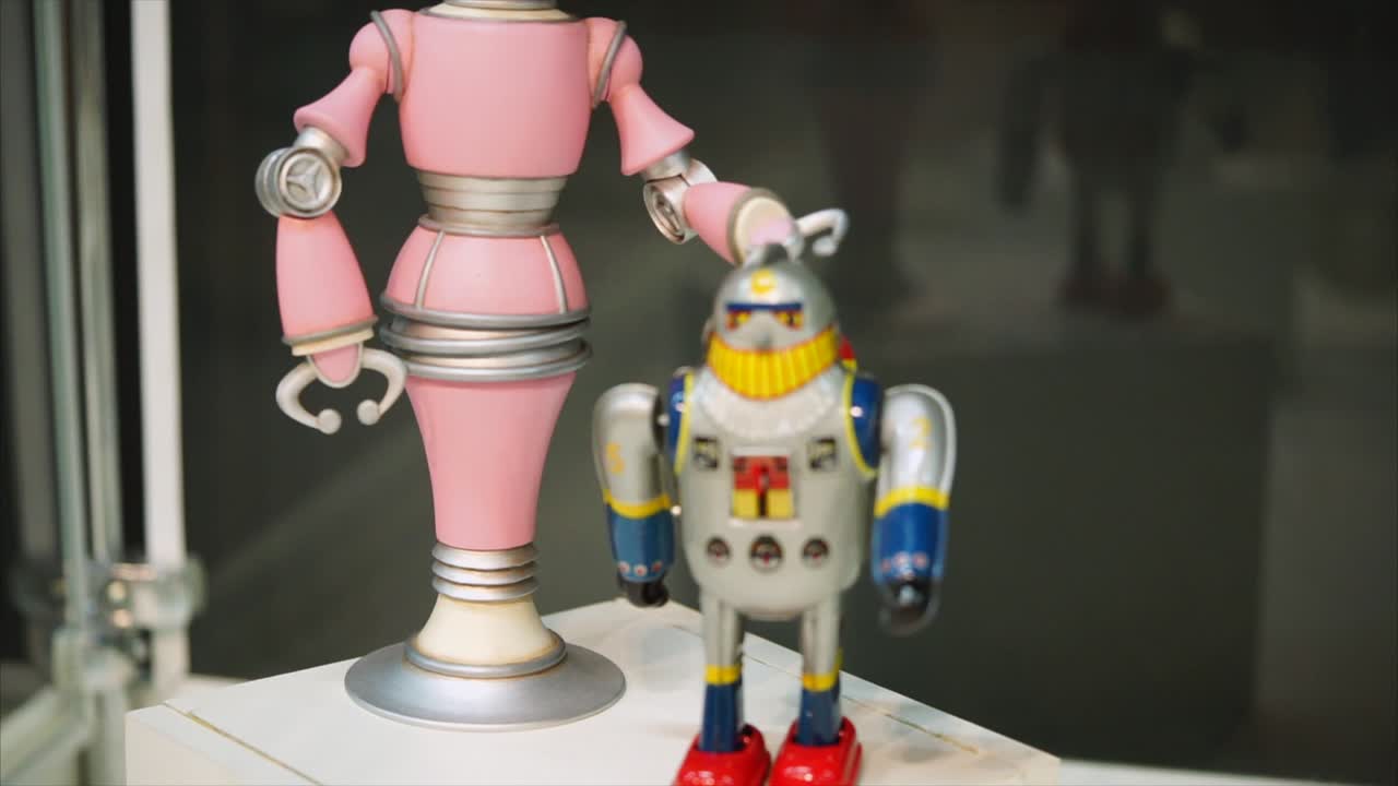 Vintage Robot Figurines