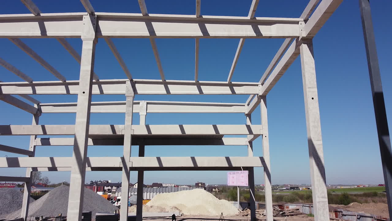 Construction of a Building Under Progress