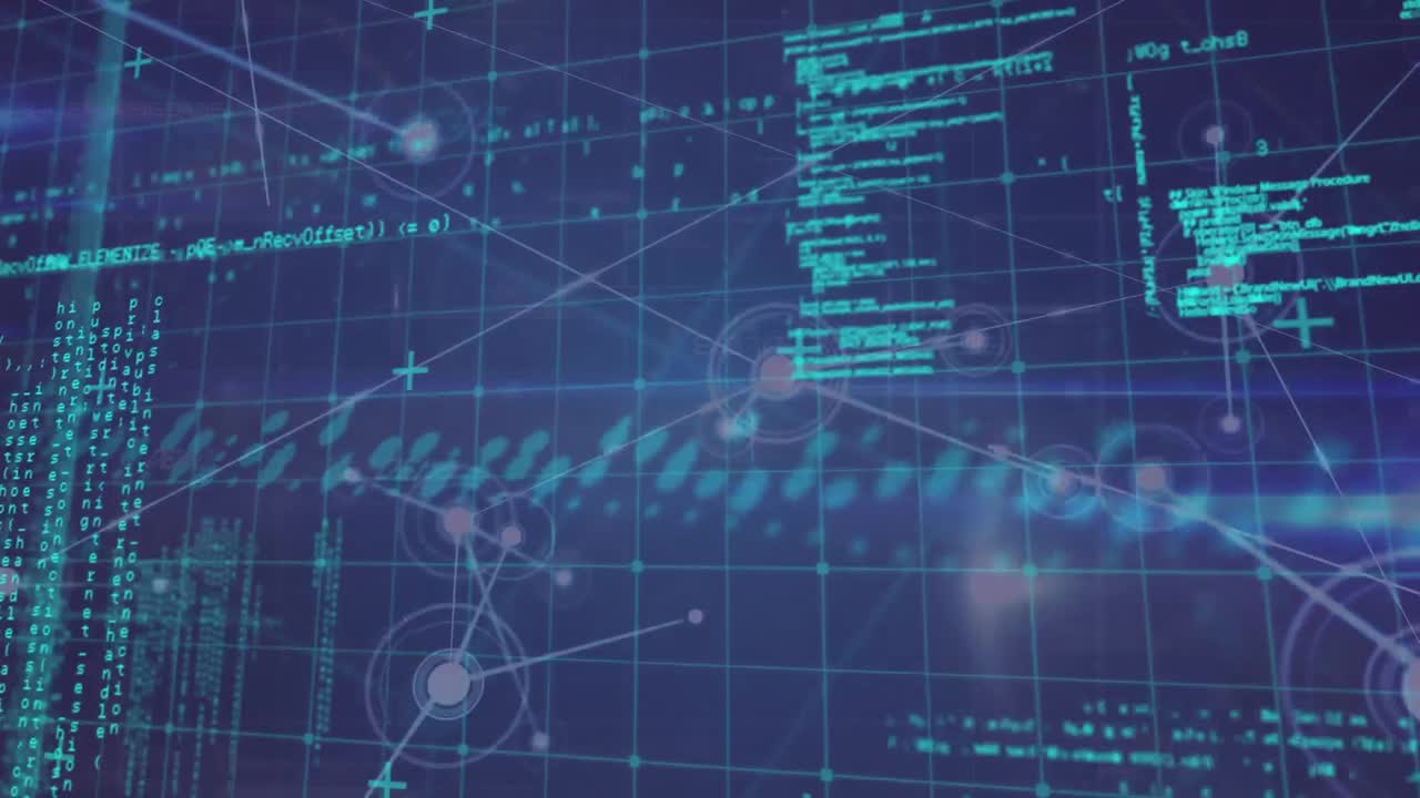 animazione dell'elaborazione dei dati su rete