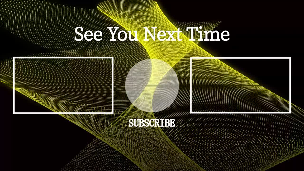 멋진 엔딩 카드 엔딩 스크린 모션 그래픽