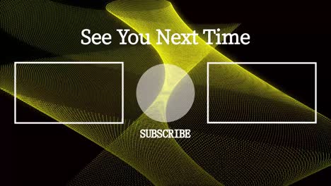 cool stylish end card ending screen motion graphics