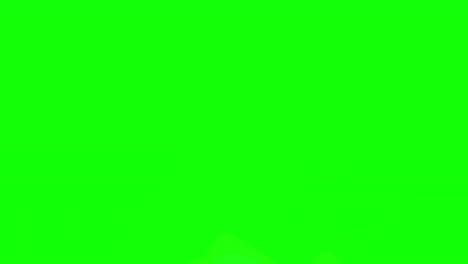 green background with moving stars, squares and circle shapes