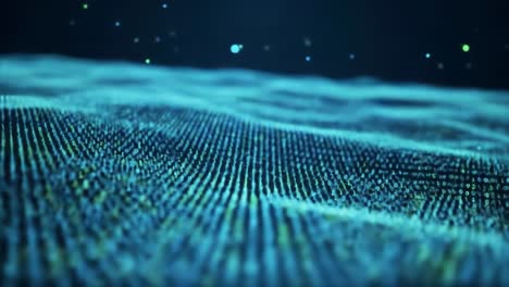 exploring the depths of a digital ocean: a journey through vibrant waves of data and light in a stunning visual representation