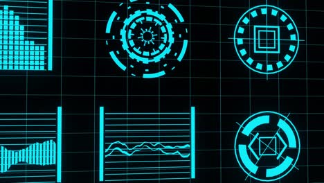 abstract sci-fi futuristic hologram hud gui 3d background