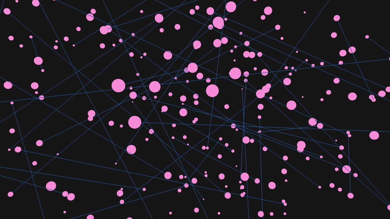 복잡한 파란색 네트워크는 서로 연결된 선과 점의 시각적으로 매력적인 패턴입니다.