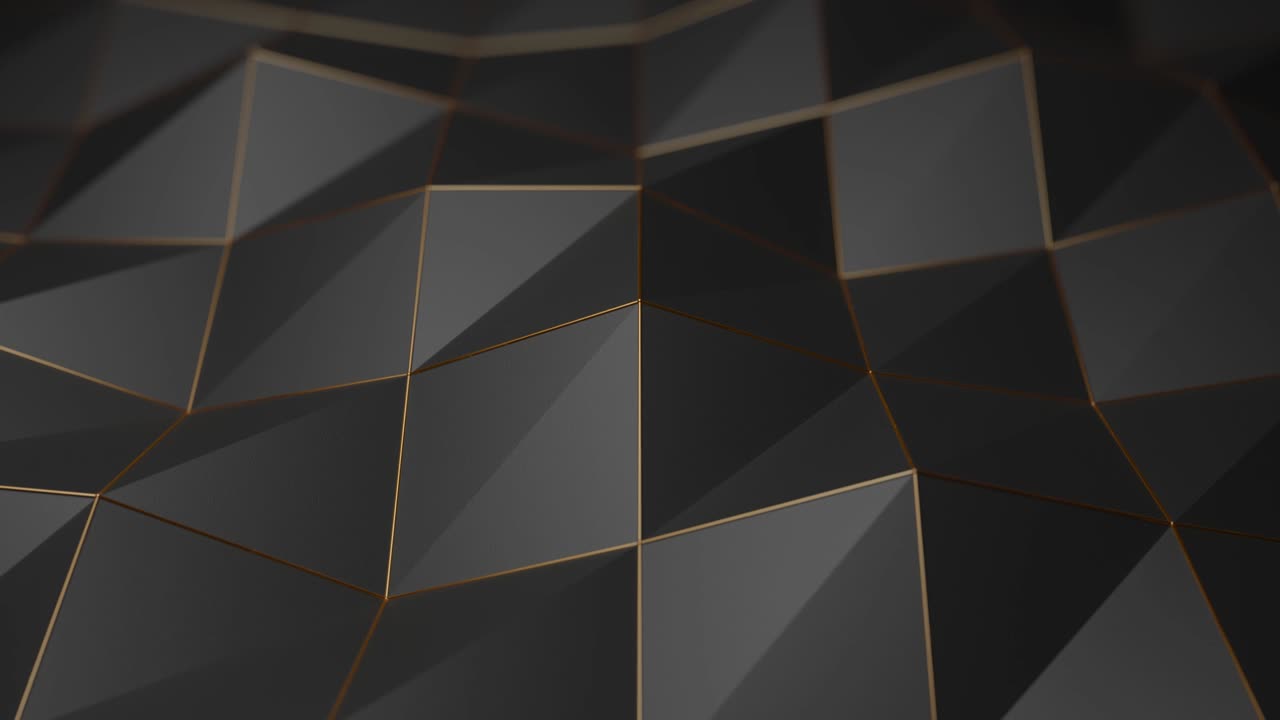 움직이는 표면과 함께 추상적인 3d 비디오