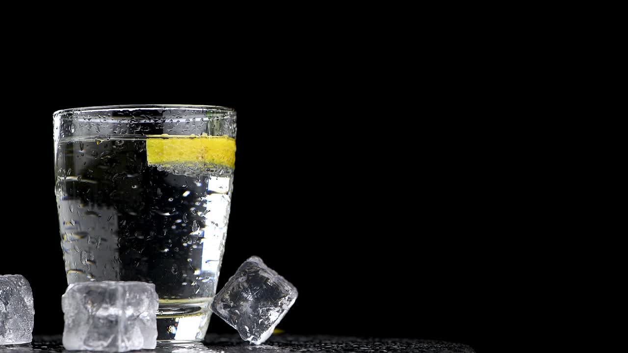 agua con gas (imágenes en bucle sin interrupción; 4k)