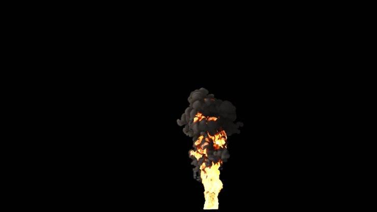 Fire and Smoke Column