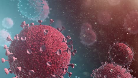 ilustración de virus en 3d