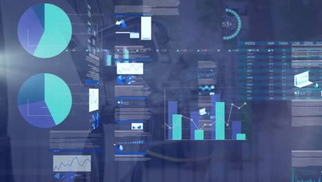 animación de la interfaz y el procesamiento de datos sobre el automóvil eléctrico híbrido en el punto de carga