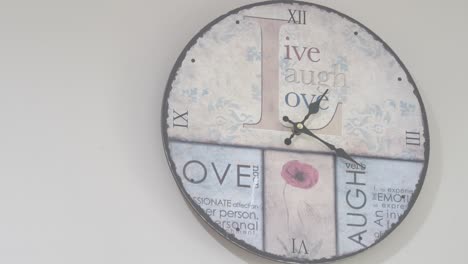 closeup-shot-of-clock-hanging-on-wall