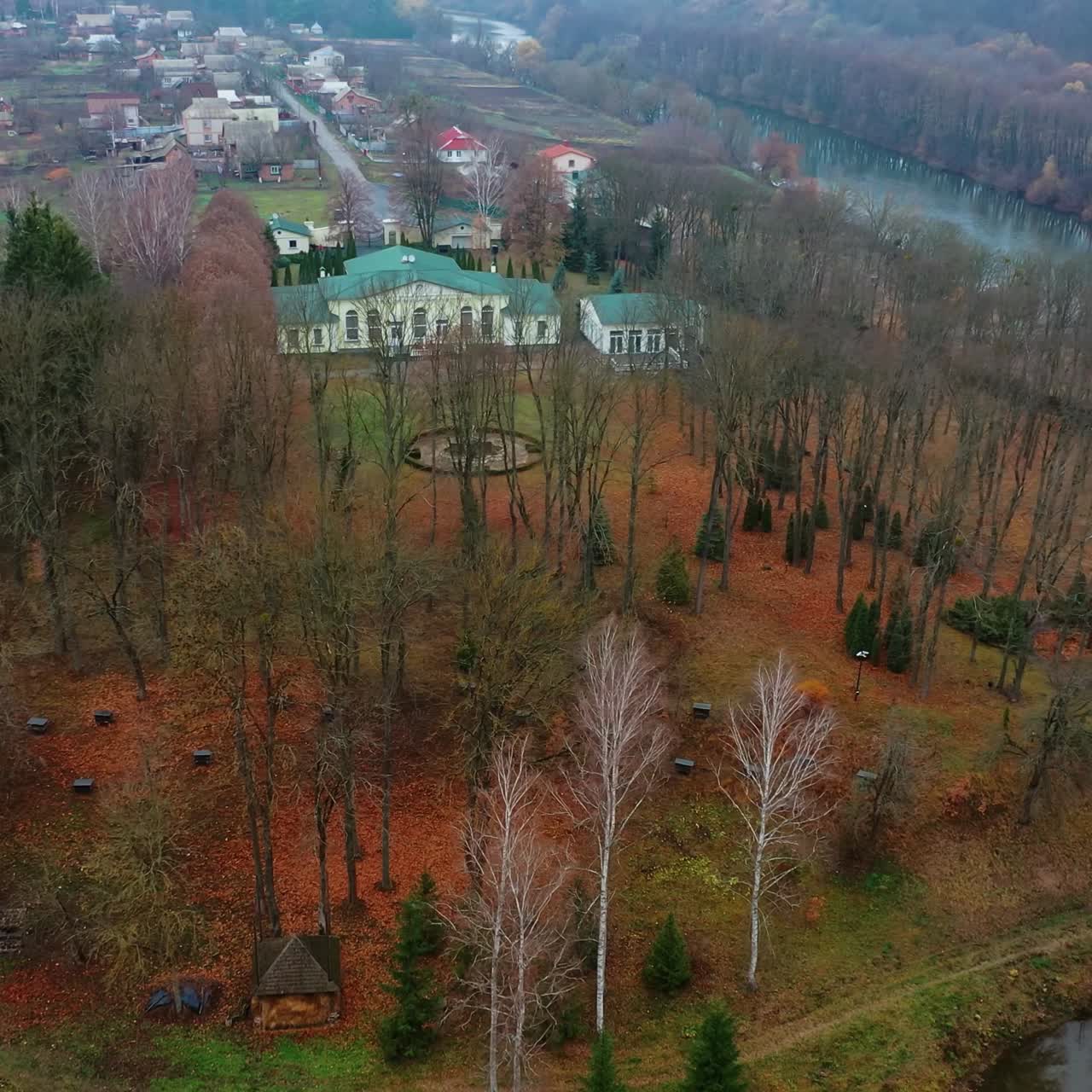 Hotel complex buildings