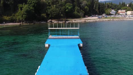 ipsos port in corfu greece