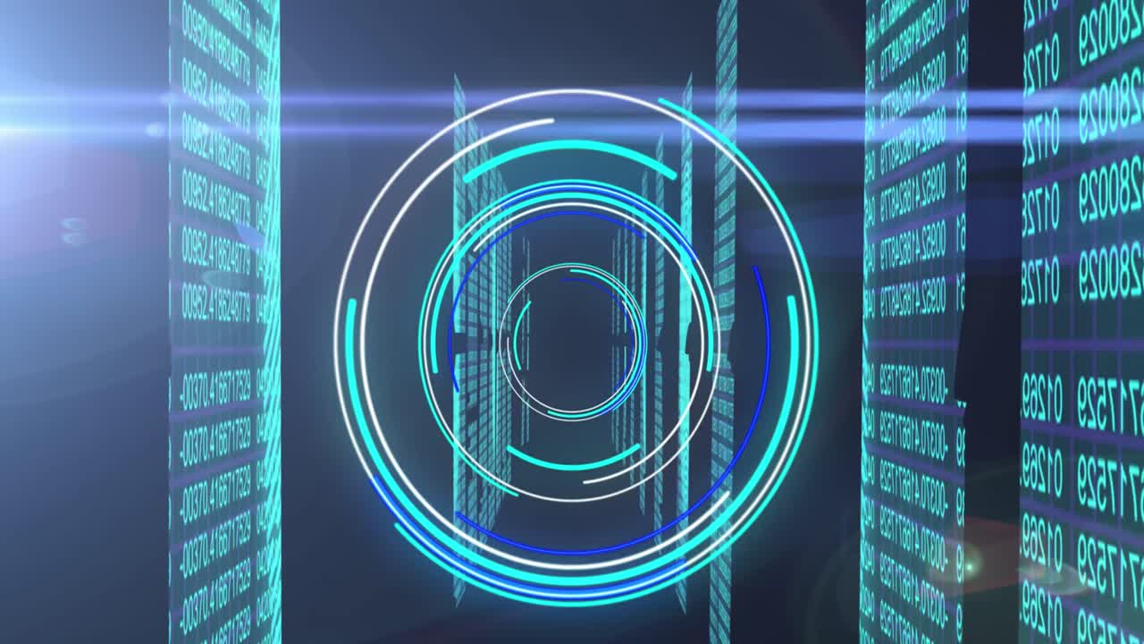Animation of scope scanning and data processing over computer servers
