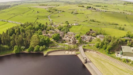 fantasy castle town houses of langsett reservoir sheffield