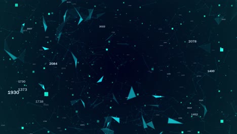 abstract technology blue plexus lines dots connection motion digital network futuristic background