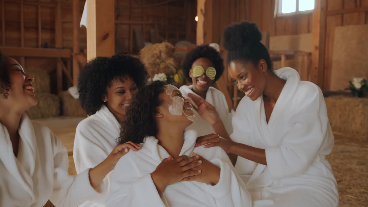 Una giornata di spa con gli amici