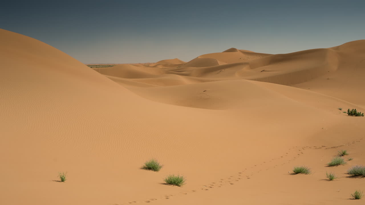 merzouga nel deserto del sahara in marocco