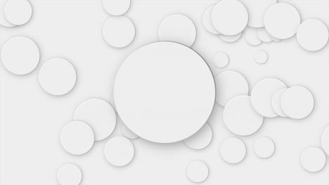 estilo corporativo con círculos blancos abstractos