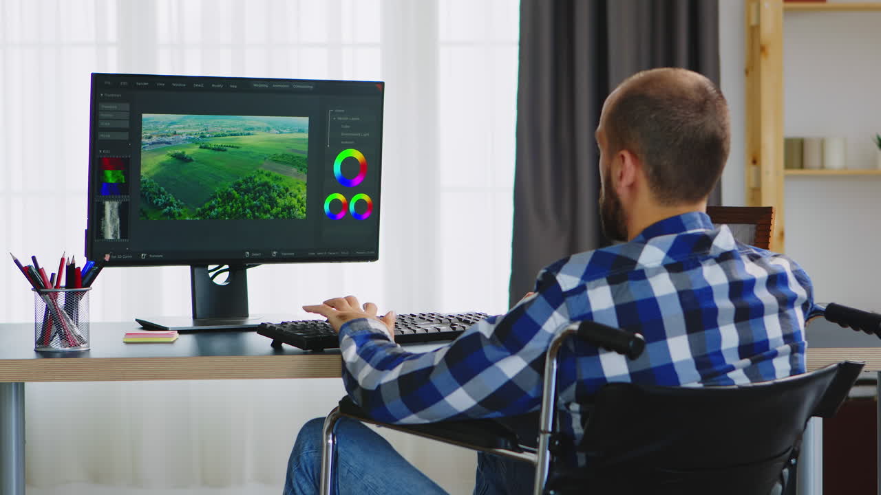 colorista profesional discapacitado