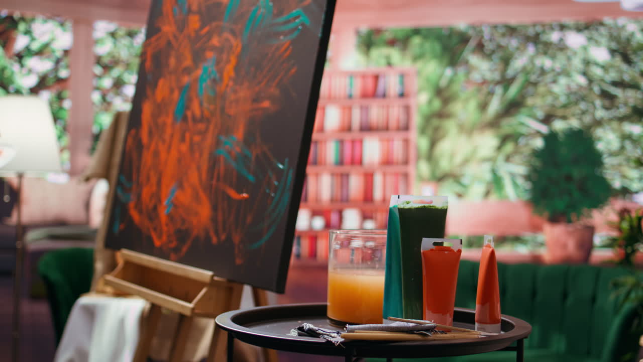 Abstract Art Painting Studio