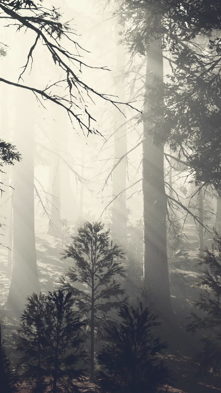 안개 숲 속 의 빛