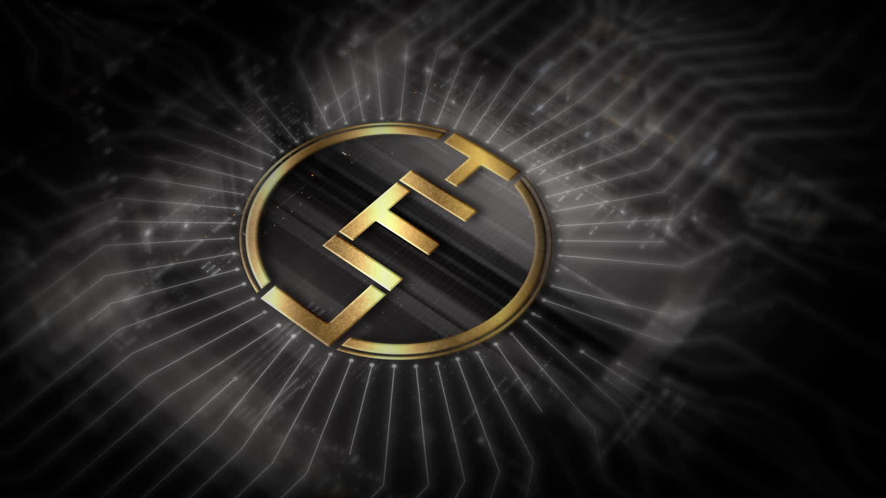 Futuristic digital background highlighting advanced cryptocurrency and encryption technology, featuring blockchain networks and secure cryptographic systems : LITH, LITHIUM FINANCE