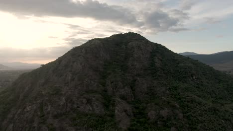 达努什山 (oaxaca,墨西哥) 太阳落下