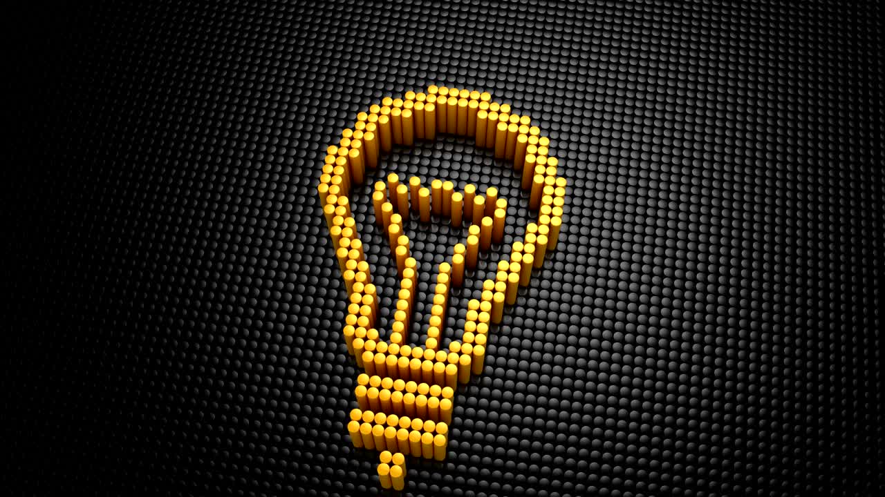 실린더는 전구를 형성했습니다.