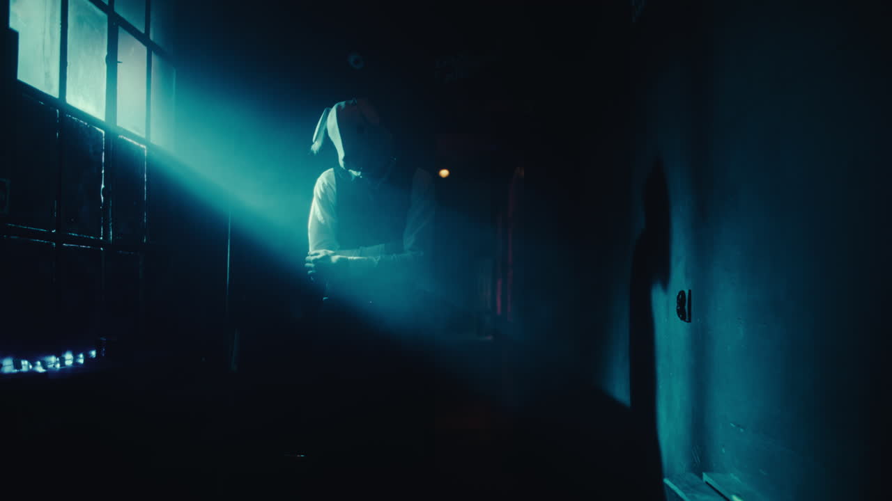 Mysterious Figure in a Dark Alley