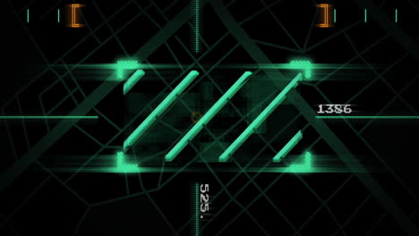 animación de la red de conexiones a través del procesamiento de datos