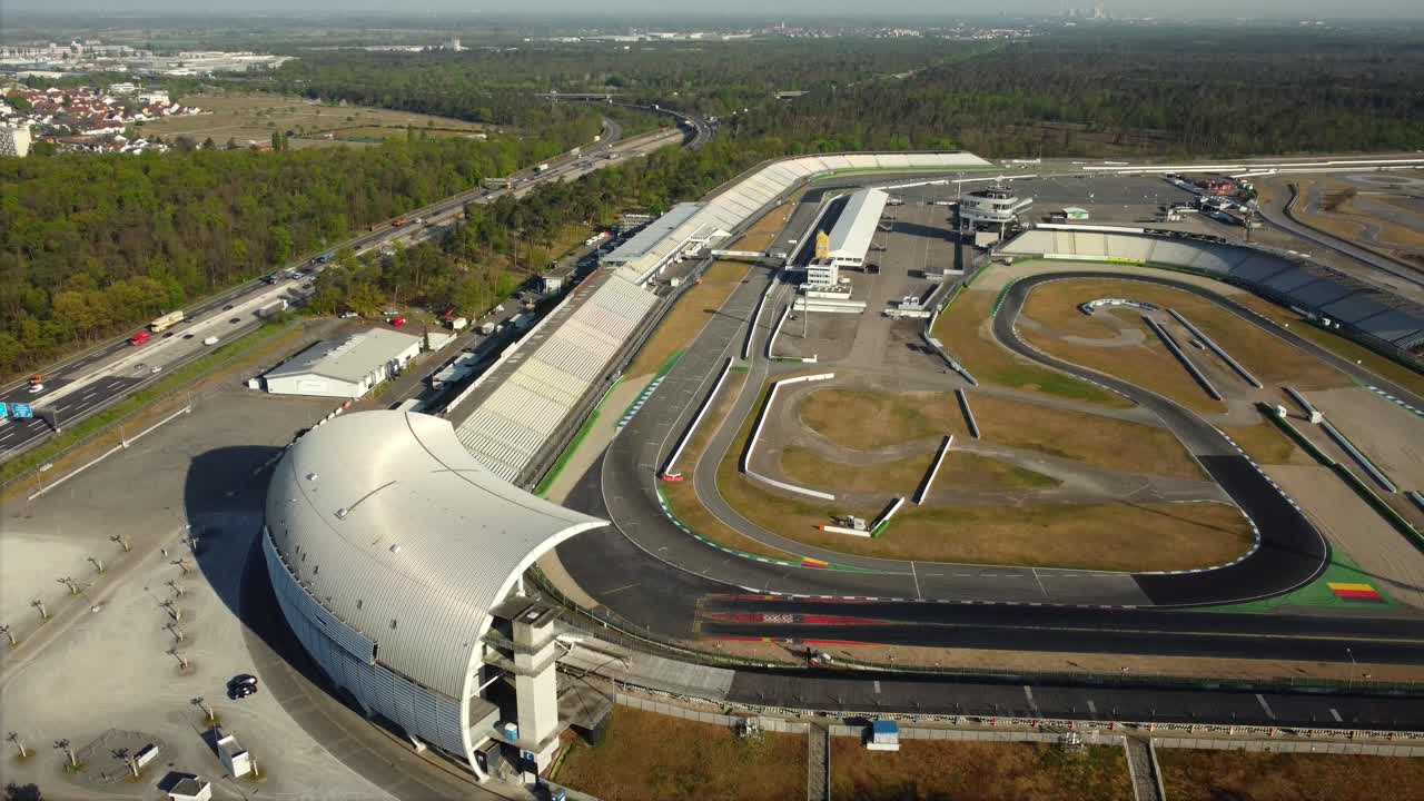 Aerial View of Hockenheimring Racetrack