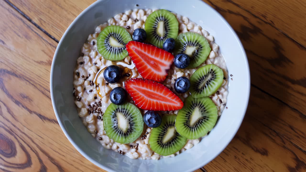 Healthy Oatmeal with Fruit